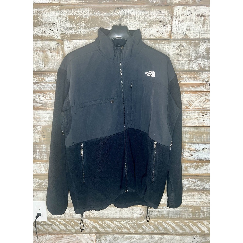 The North Face Black Long Sleeved Fleece Jacket XXL‎